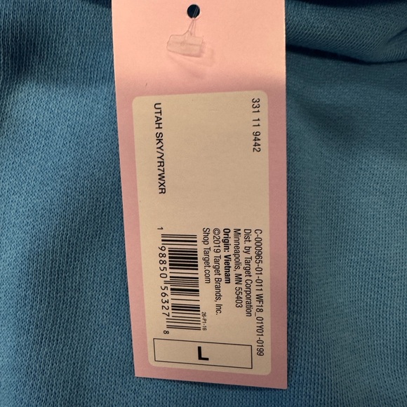 Wild Fable Women’s Large Blue Graphic Hoodie Oversized Cozy Surf Pullover - Picture 4 of 5